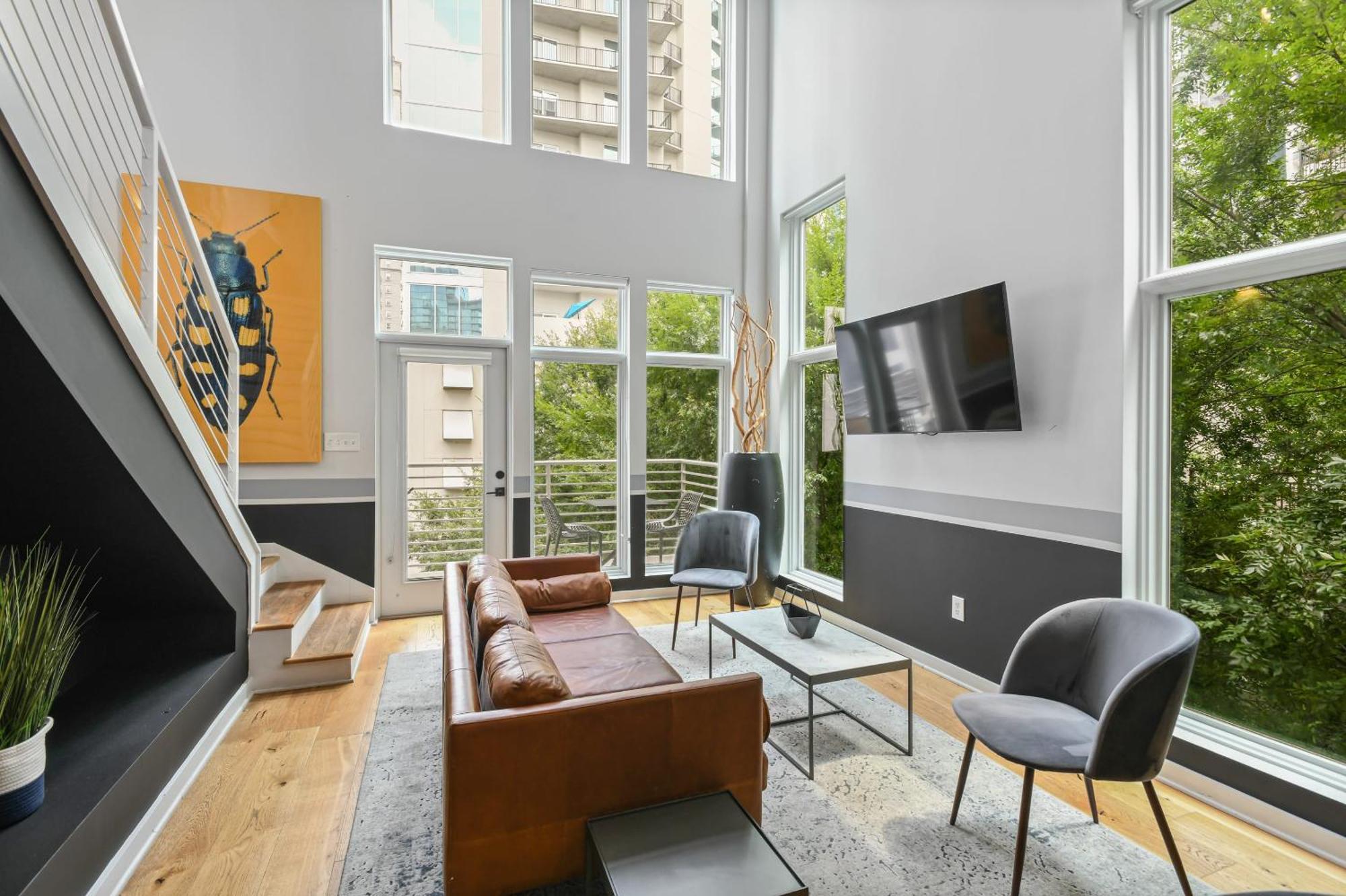 Stupendous Heart Of Piedmont Park Two Story Loft Daire Atlanta Dış mekan fotoğraf
